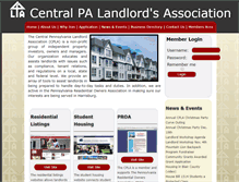 Tablet Screenshot of centralpalandlords.com